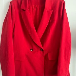 Women's Red Blazer